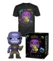 Vengadores Infinity War POP! & Tee Set de Minifigura y Camiseta Thanos TALLA L