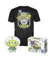 Toy Story POP! & Tee Set de Minifigura y Camiseta Alien As Buzz