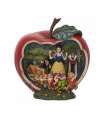 Figura Disney Blancanieves y los 7 enanitos Escena en manzana Coleccion Traditions