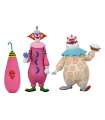 Killer Klowns from Outer Space Pack de 2 Figuras Toony Terrors Slim & Chubby 15 cm